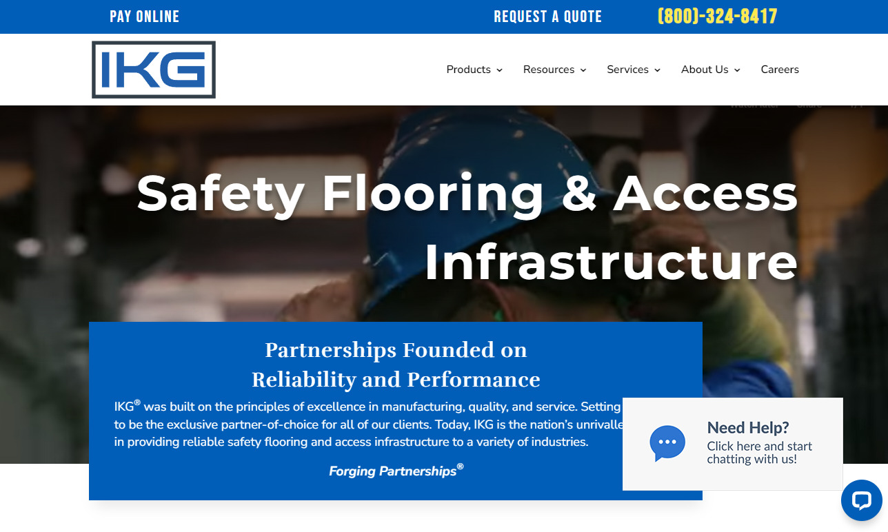 IKG Industries Floor Grating